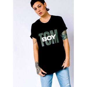 NWT: Wildfang “Tomboy” Black Graphic Tee (XS)